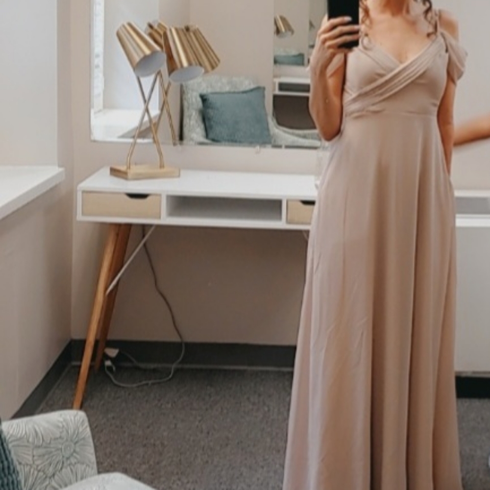 Birdy grey bridesmaid/wedding dress